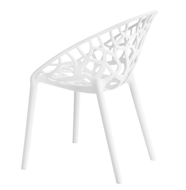 Silla Kiara polipropileno blanco