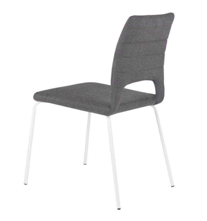 Silla Lena tela color gris