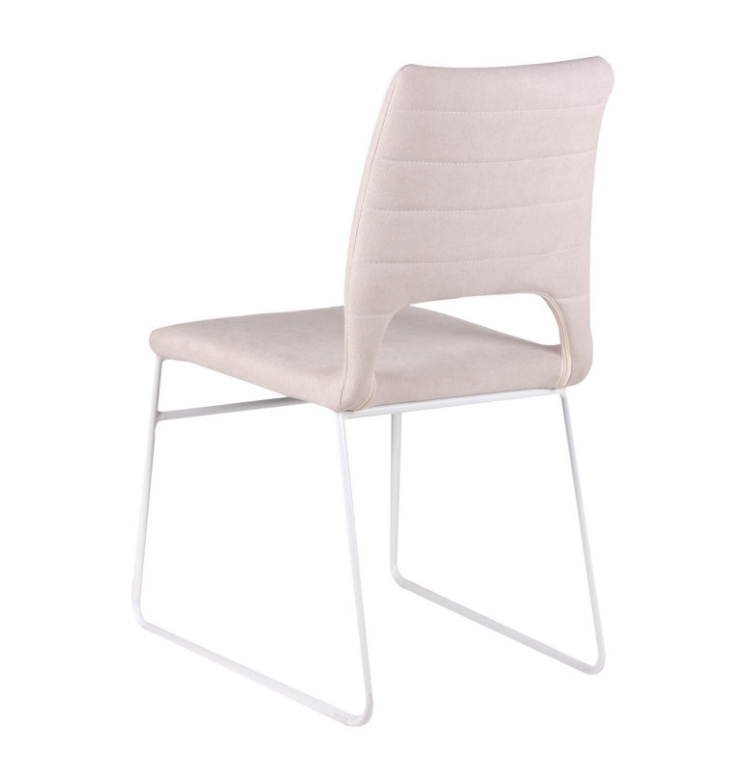 Silla Nessa tela color beige