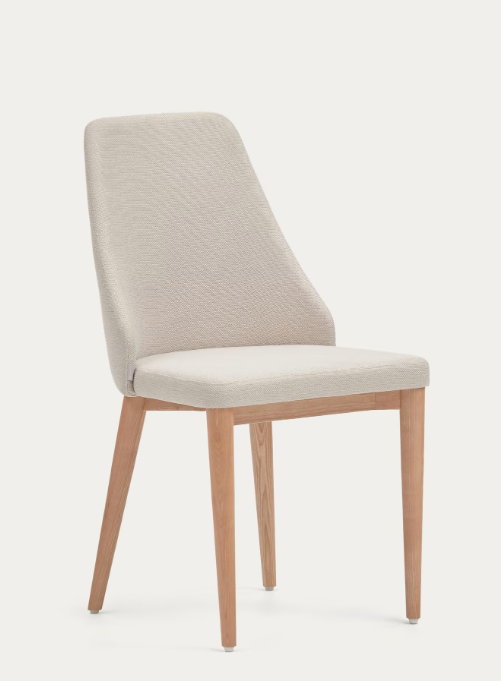 Silla nau nordica chenilla beige