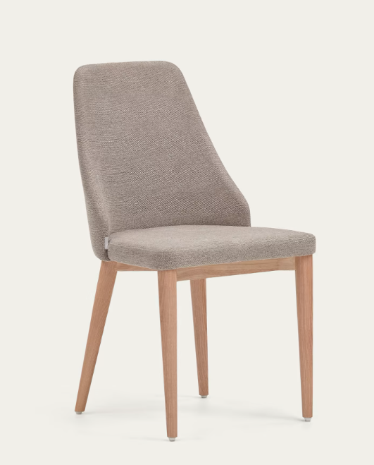 Silla nau nordica chenilla marron