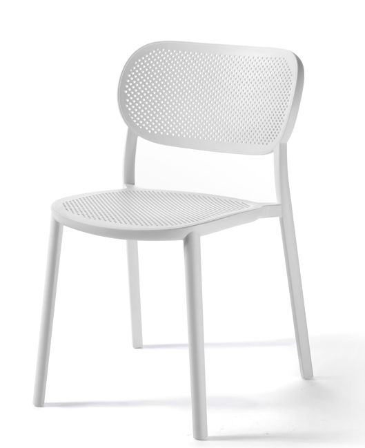 Silla Nuta tecnopolímero blanco