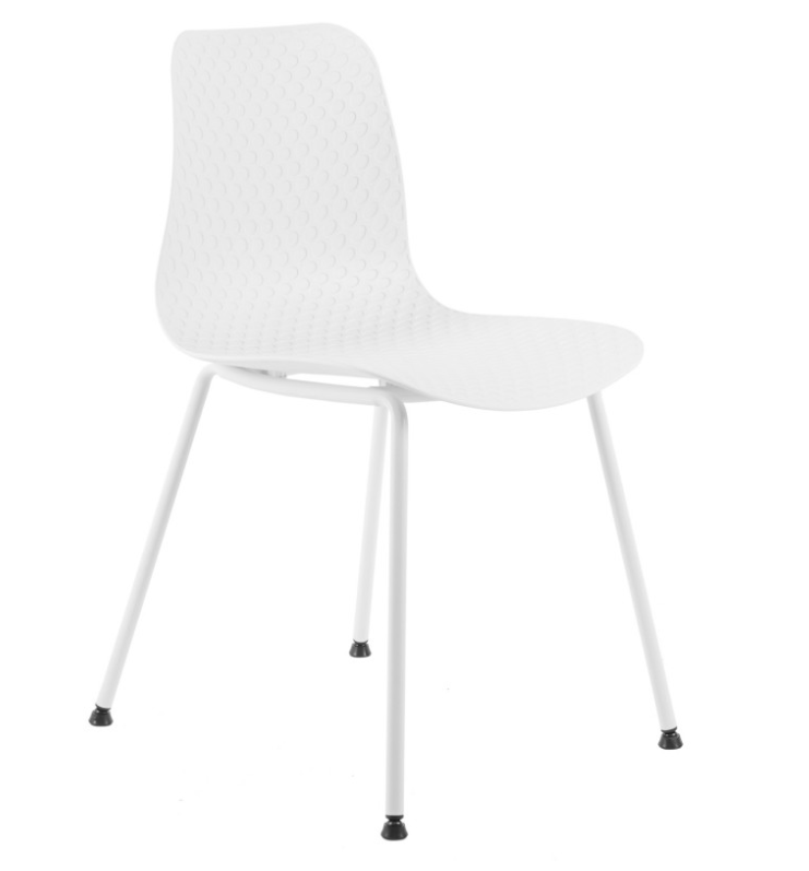 Silla Megan polipropileno blanco