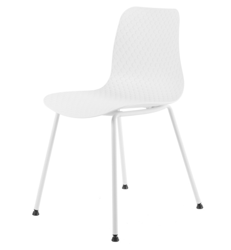 Silla Megan polipropileno blanco