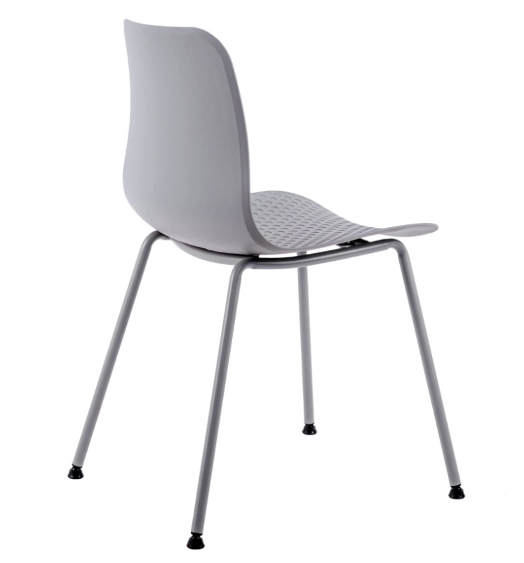 Silla Megan polipropileno gris