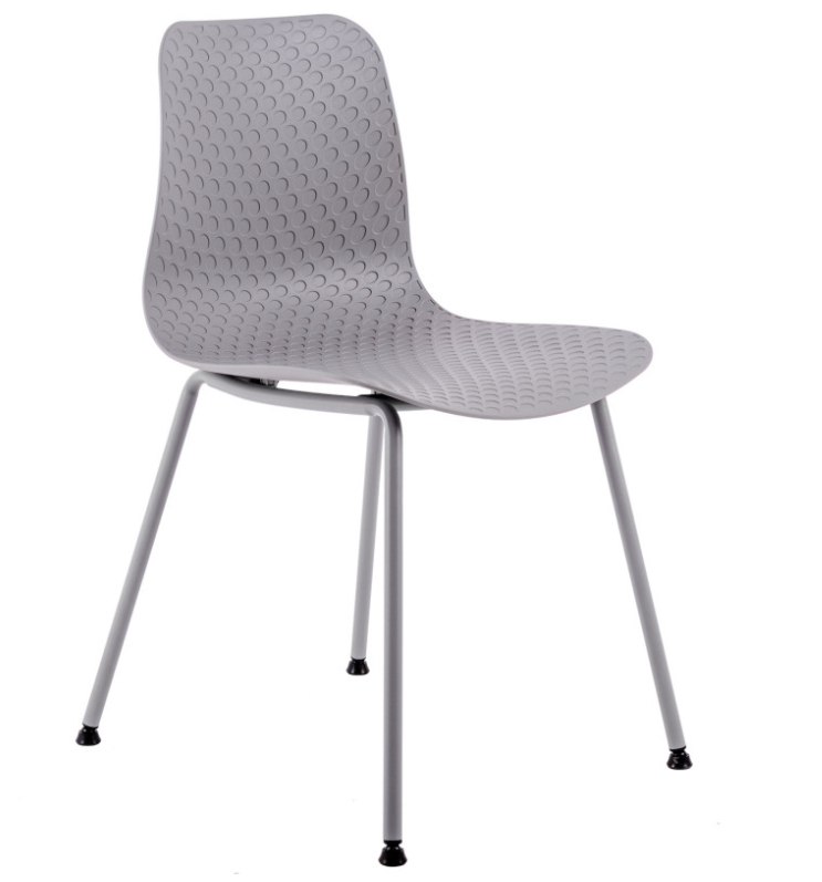 Silla Megan polipropileno gris