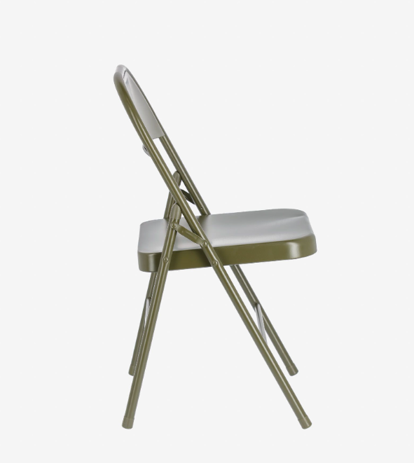 Silla plegable Wendy metal verde oscuro