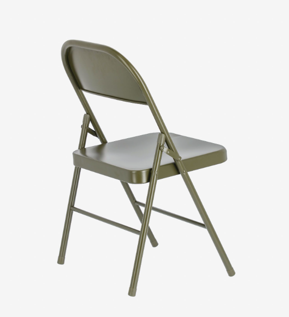 Silla plegable Wendy metal verde oscuro