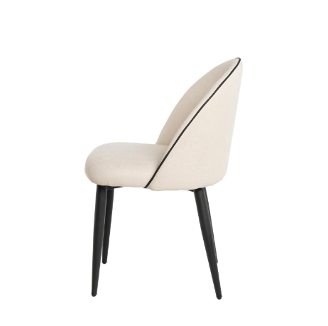 Silla Sloane tapizado beige