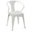 Silla tolix antik brazos blanco