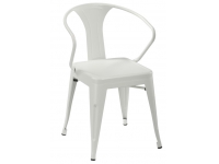 Silla tolix antik brazos blanco