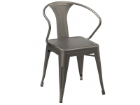 Silla tolix antik brazos gris