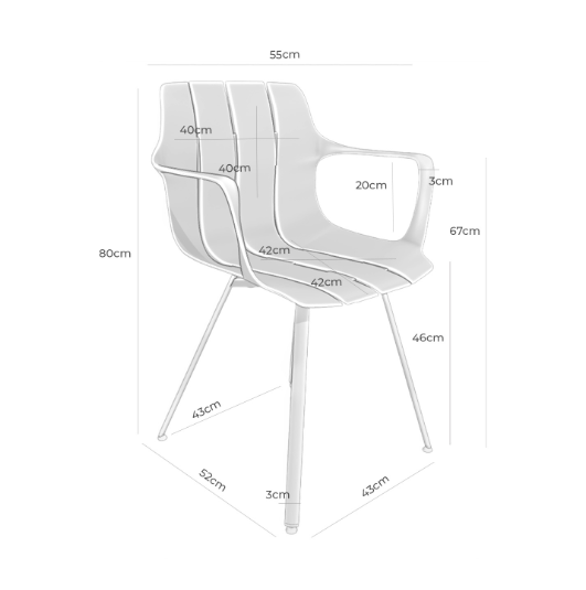 Silla Yamal color menta