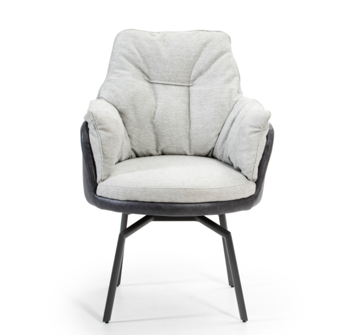 Sillon Atila tejido gris