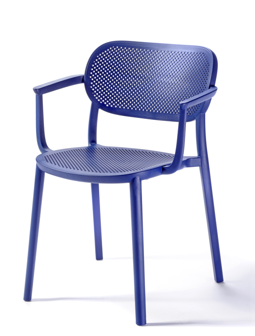 Sillon Nuta tecnopolímero azul