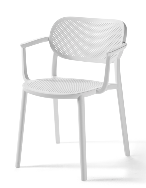 Sillon Nuta tecnopolímero blanco