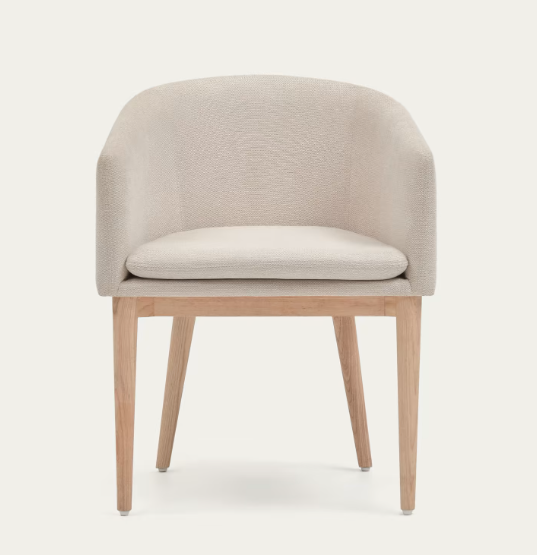 Sillon seu nordico chenilla beige