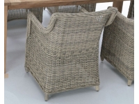 Conjunto terraza rattan natural madera acacia Java