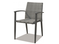 Sillon rattan aluminio ceniza Candas