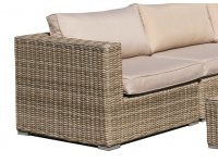 Sofa modular Lounge rattan color natural Kaui