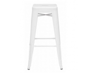 Taburete industrial metalico Tolix blanco