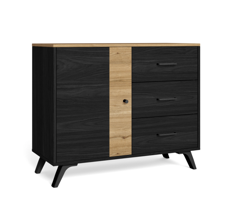 Mueble auxiliar Texas bocamina natural 92x81cm