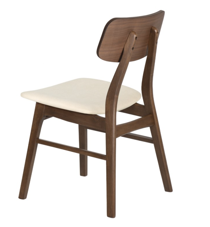 Silla Vivian nogal beige