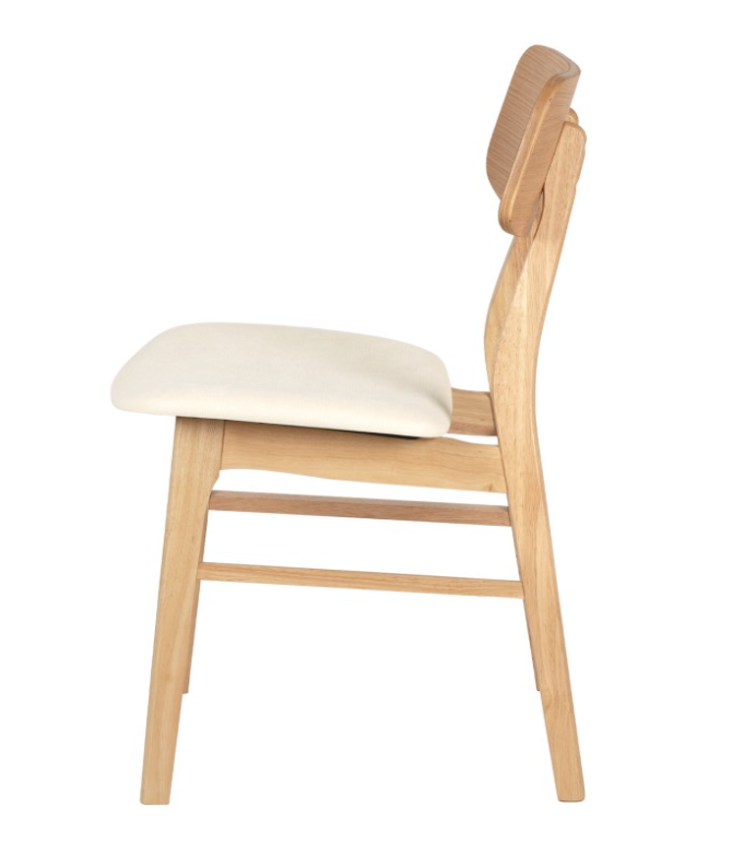 Silla Vivian roble beige