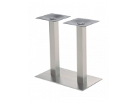 Base en acero inox doble columna