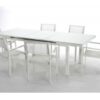 Conjunto terraza blanco taha extensible