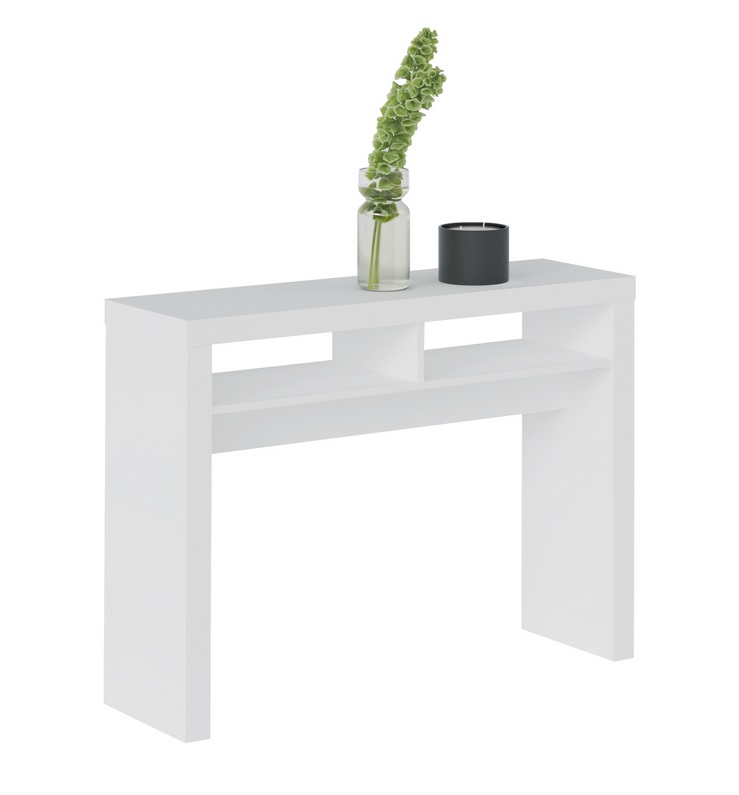 Consola mueble recibidor blanco Capri 110 cm