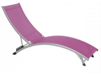 Tumbona plegable playa Fucsia