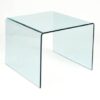 Mesa auxiliar cristal templado 60x60