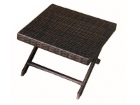 Mesa auxiliar rattan chocolate Maldivas