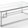 Mesa de centro acero cristal 120x60 CT-229