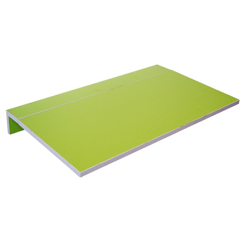 Mesa de cocina abatible Tavira MDF verde 10-50x80 cm