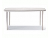 Mesa imitacion rattan Orazio lino 70x70