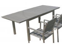 Mesa extensible aluminio lamas 160-220x90 Ohio