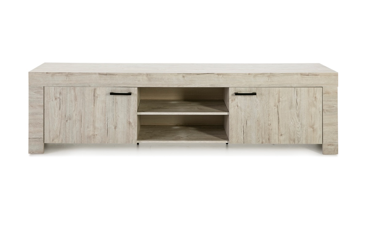 Mueble TV michigan roble envejecido 200 cm