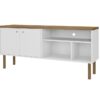 Mueble TV blanco roble Corfu 136