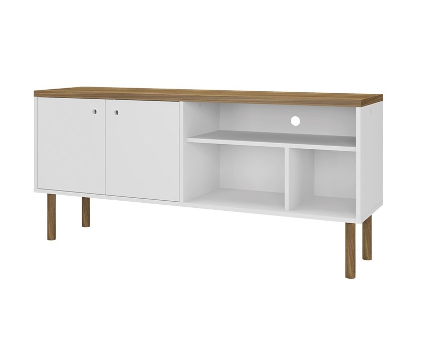 Mueble TV blanco roble Corfu 136