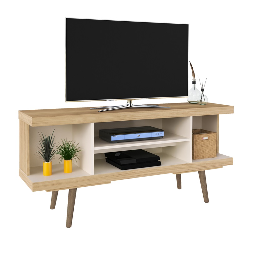 Mueble TV roble crema CRETA 136