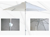 Parasol aluminio inclinable push-up 250cm