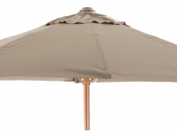 Parasol imitacion madera lona chocolate 300cm