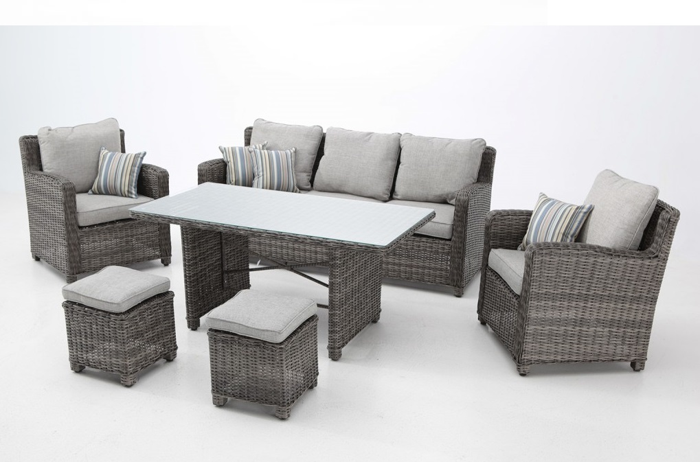 Set sofas terraza comedor rattan bahamas