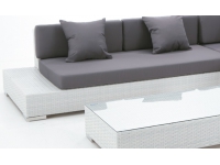 Set lounge rattan blanco Yala