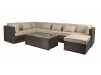 Set Modular lounge rattan Garbi