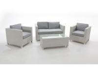 Set sofas rattan blanco Artic