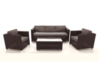 Set sofas rattan Kenia 5 plazas