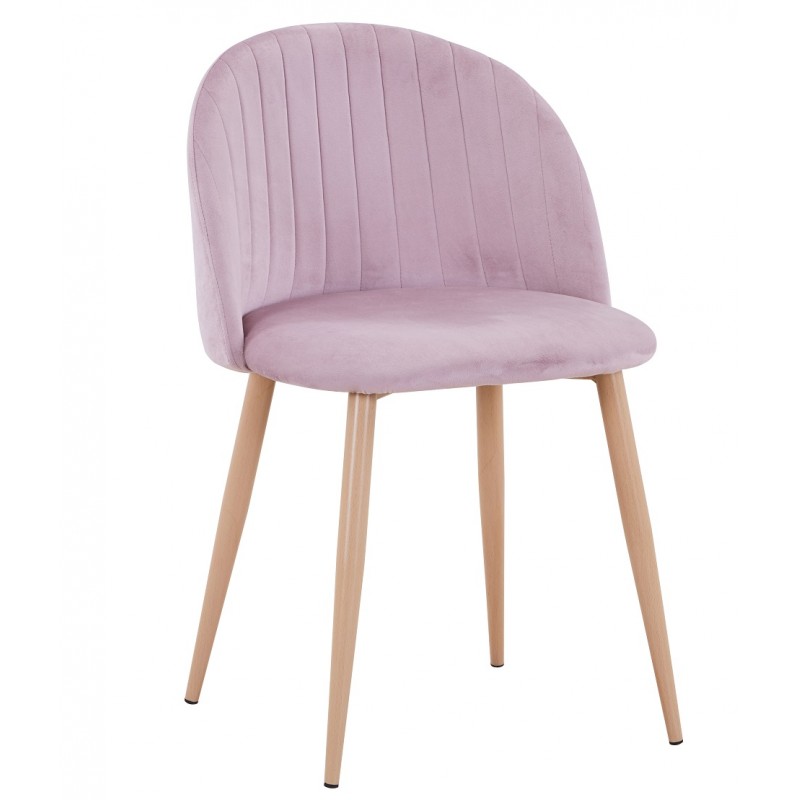 Silla Velvet new terciopelo rosa